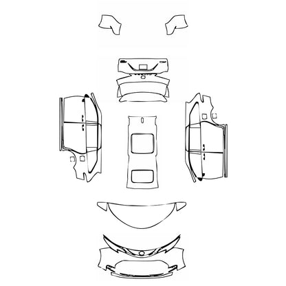 Pre-Cut PPF Toyota Sienna LE 2022 - PPF-Kits