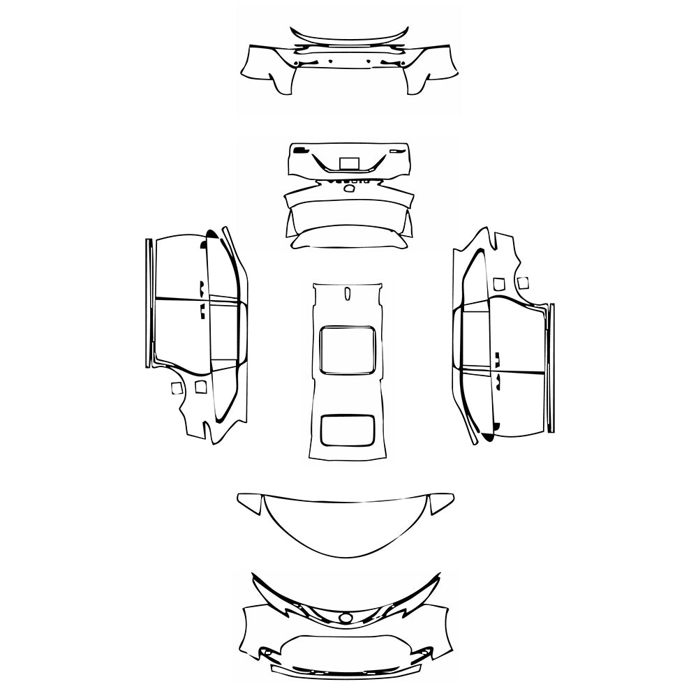 Pre-Cut PPF Toyota Sienna Platinum 2022 - PPF-Kits