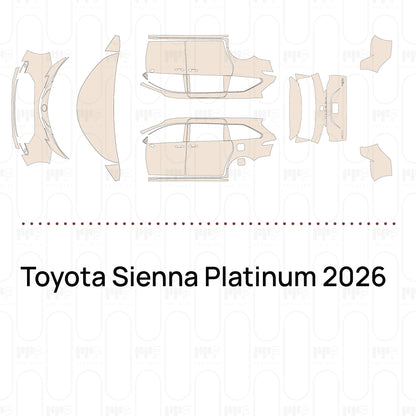 Pre-Cut PPF Toyota Sienna Platinum 2026