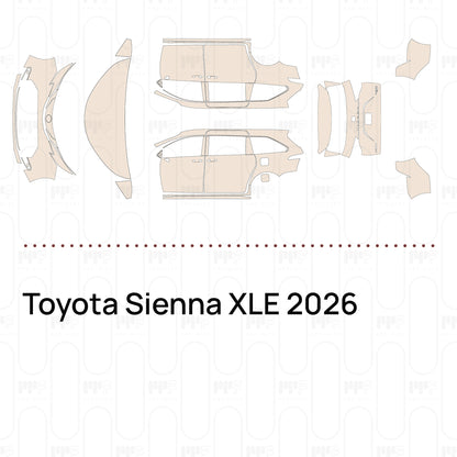 PPF precortado Toyota Sienna XLE 2026