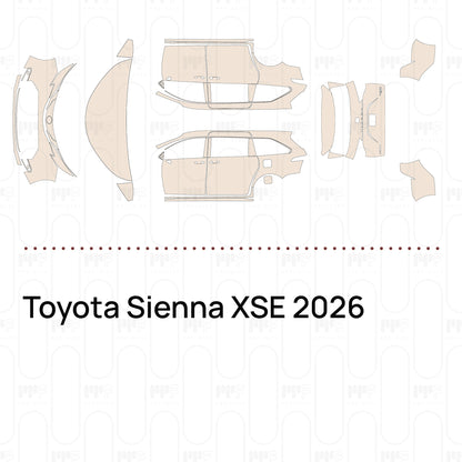 PPF precortado Toyota Sienna XSE 2026
