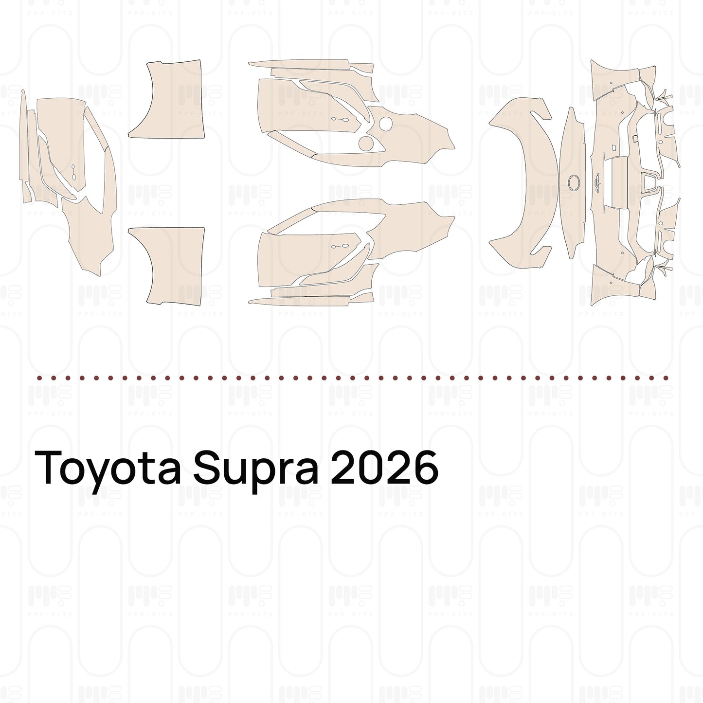 PPF precortado Toyota Supra 2026