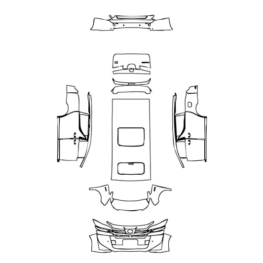 Pre-Cut PPF Toyota Vellfire 2023 - PPF-Kits