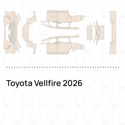 PPF precortado Toyota Vellfire 2026