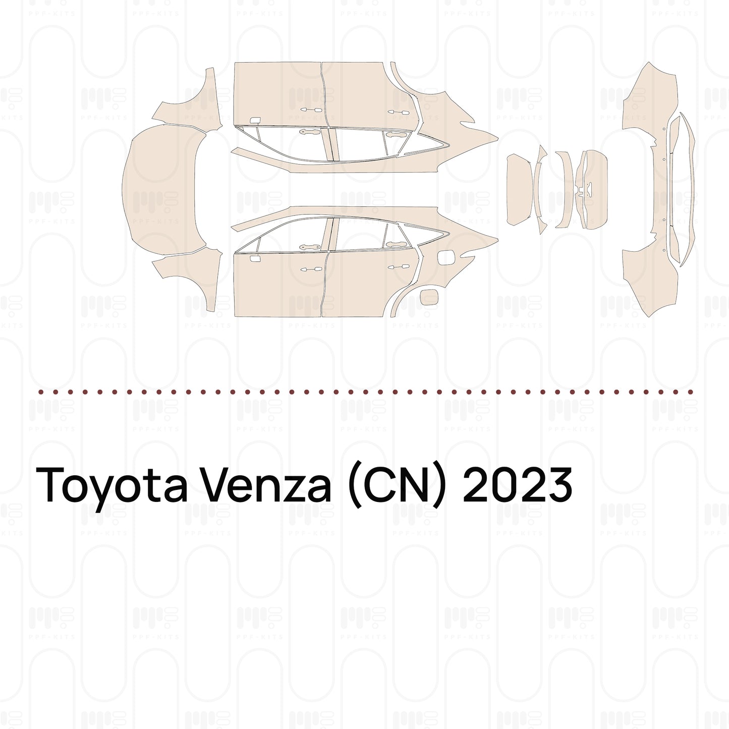 PPF precortado Toyota Venza (CN) 2023