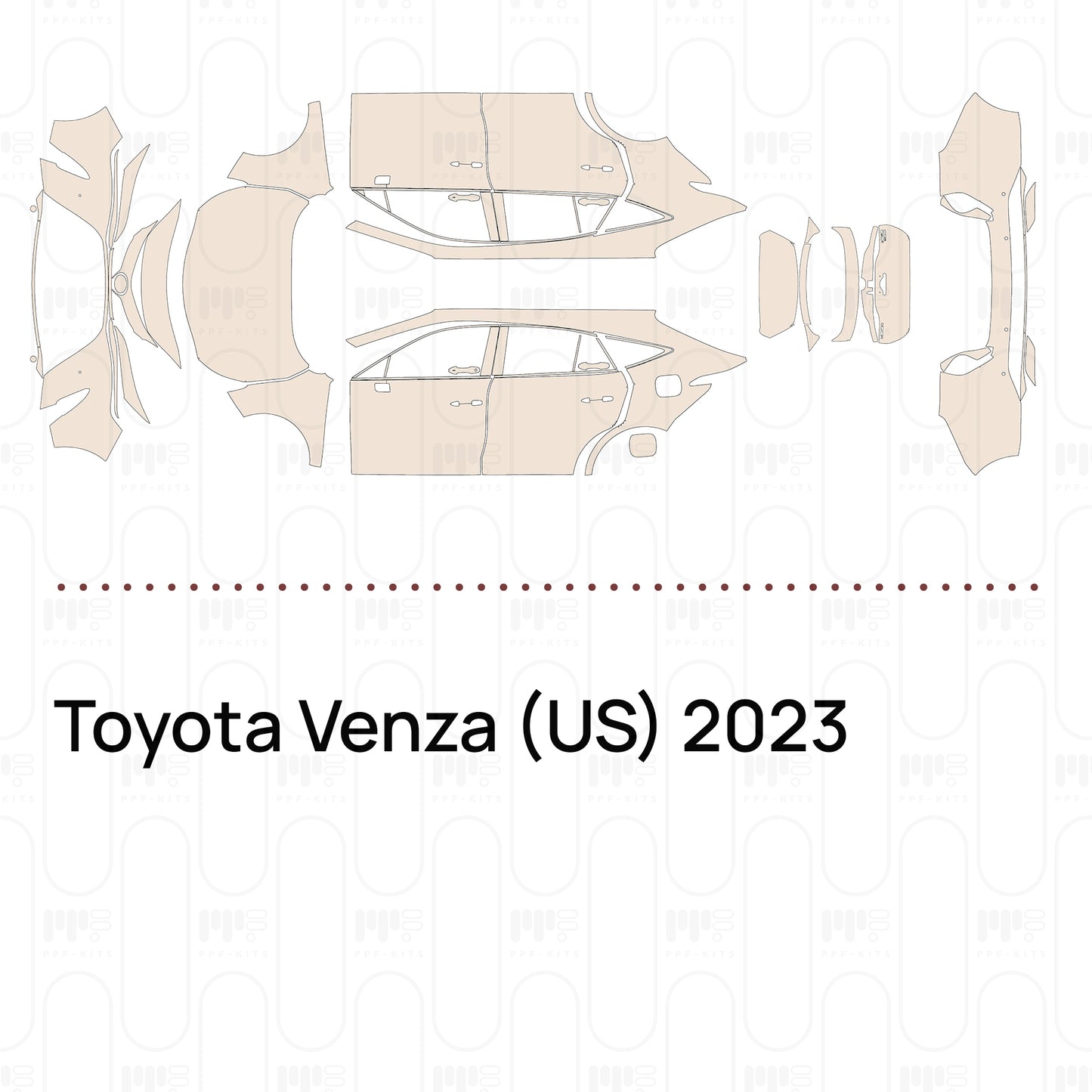 PPF precortado Toyota Venza (US) 2023