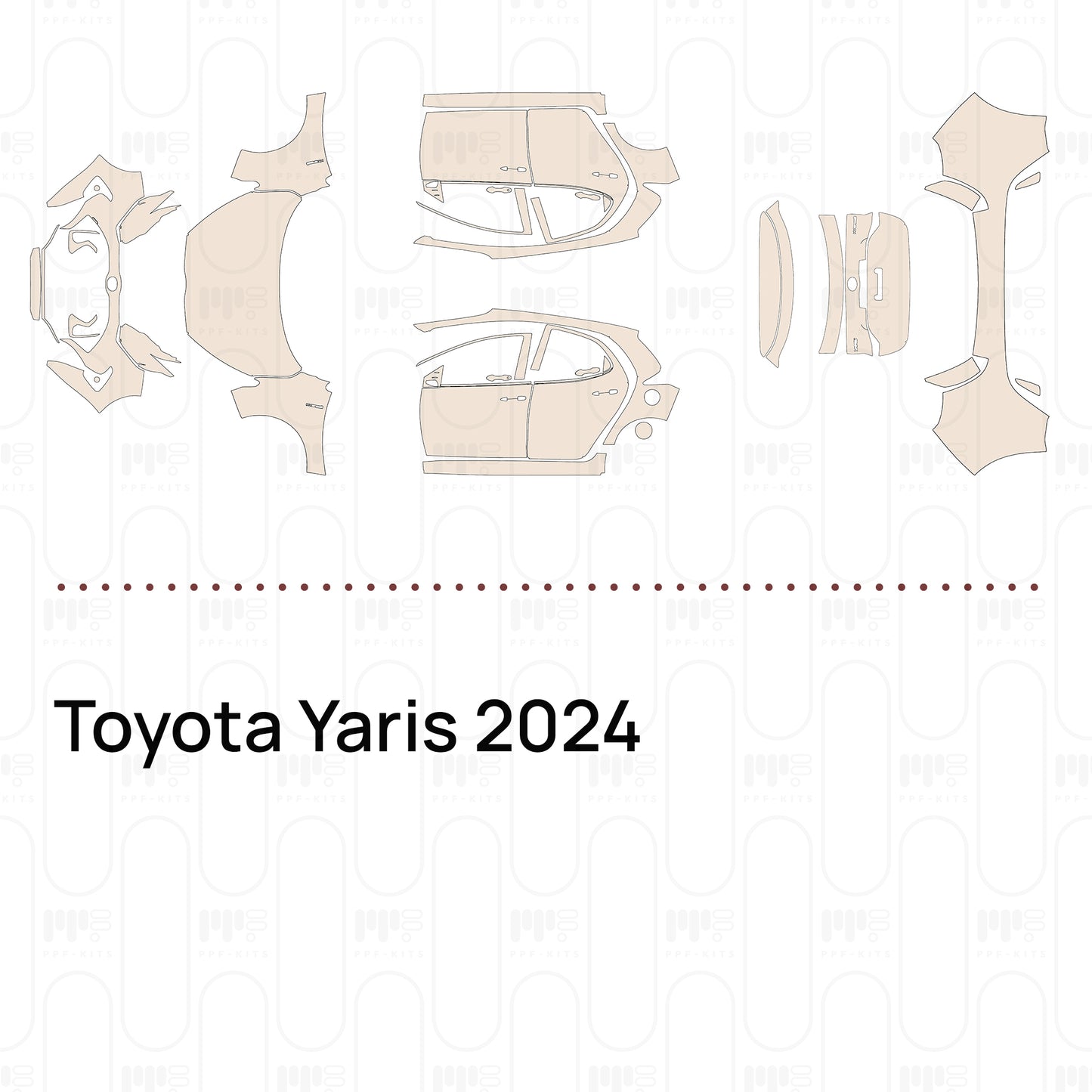 PPF precortado Toyota Yaris 2024