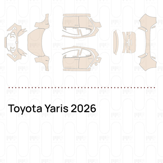 Pre-Cut PPF Toyota Yaris 2026