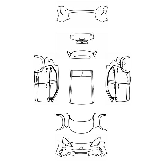 Pre-Cut PPF Toyota Yaris Cross Excel 2021 - PPF-Kits