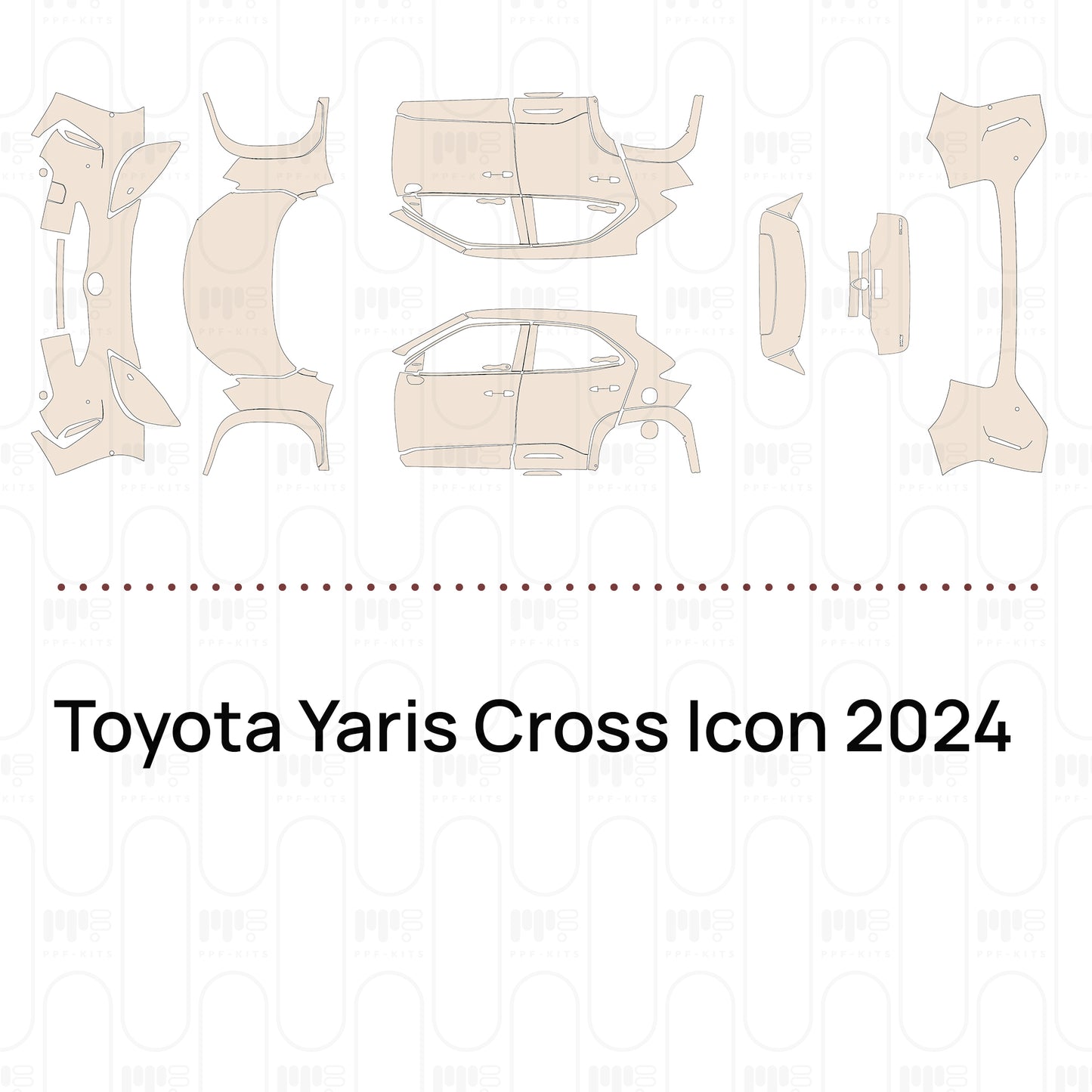 PPF precortado Toyota Yaris Cross Icon 2024