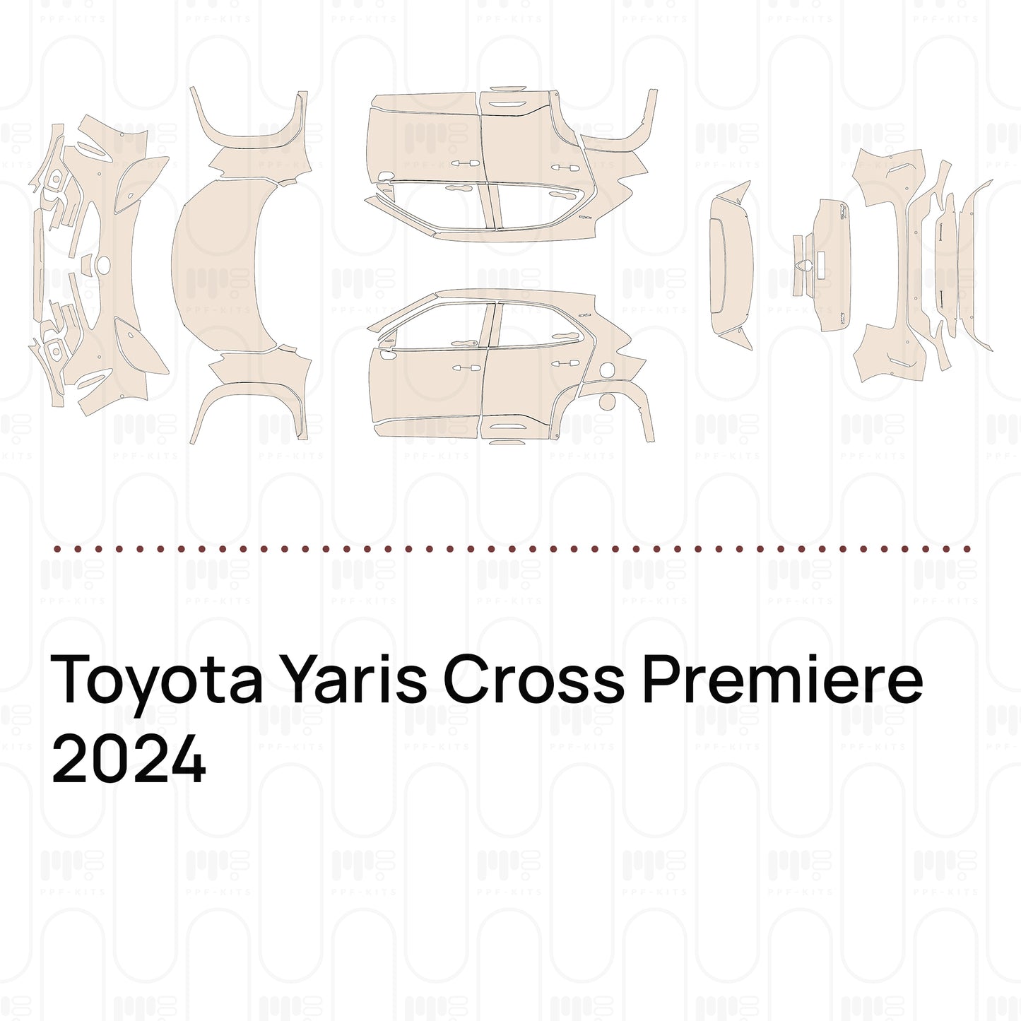 PPF precortado Toyota Yaris Cross Premiere 2024