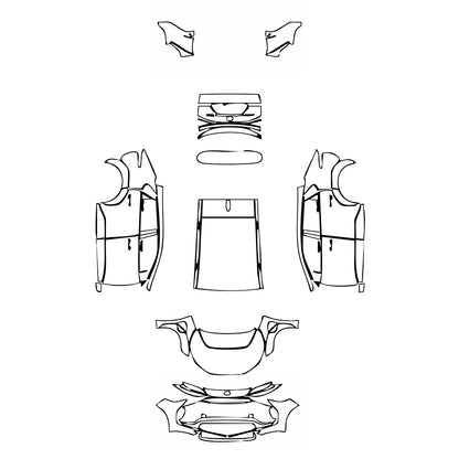 Pre-Cut PPF Toyota bZ4X 2022 - PPF-Kits
