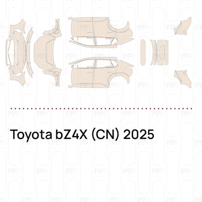 Pre-Cut PPF Toyota bZ4X (CN) 2025