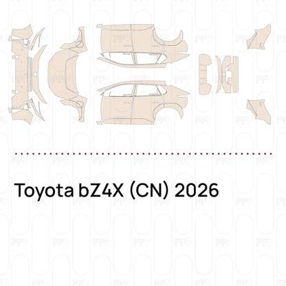 Pre-Cut PPF Toyota bZ4X (CN) 2026