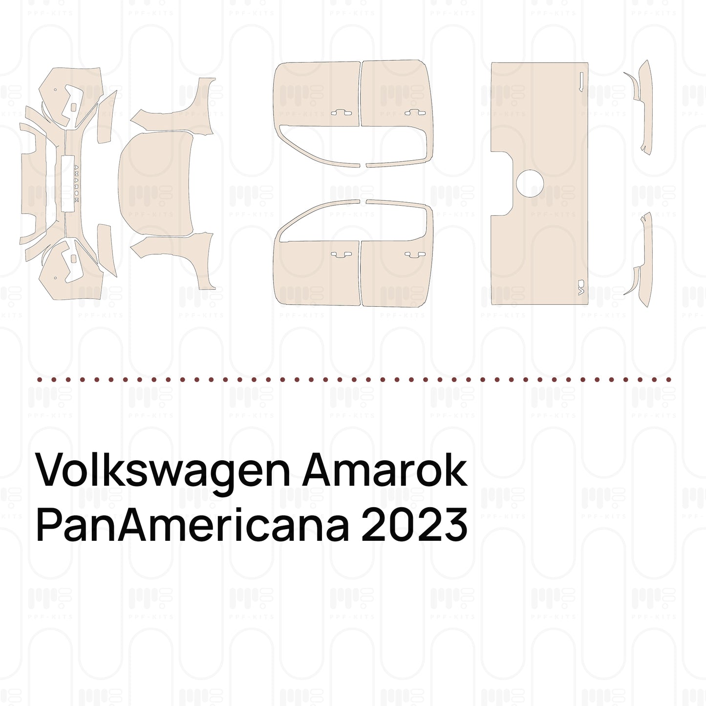 PPF precortado Volkswagen Amarok PanAmericana 2023