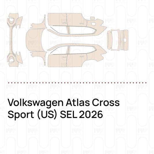 Pre-Cut PPF Volkswagen Atlas Cross Sport (US) SEL 2026