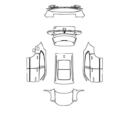 Pre-Cut PPF Volkswagen Atlas Cross Sport (US) SE 2024 - PPF-Kits