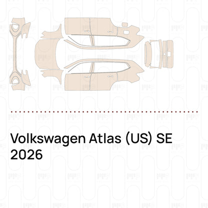 PPF precortado Volkswagen Atlas (US) SE 2026