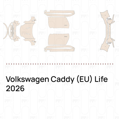 Pre-Cut PPF Volkswagen Caddy (EU) Life 2026
