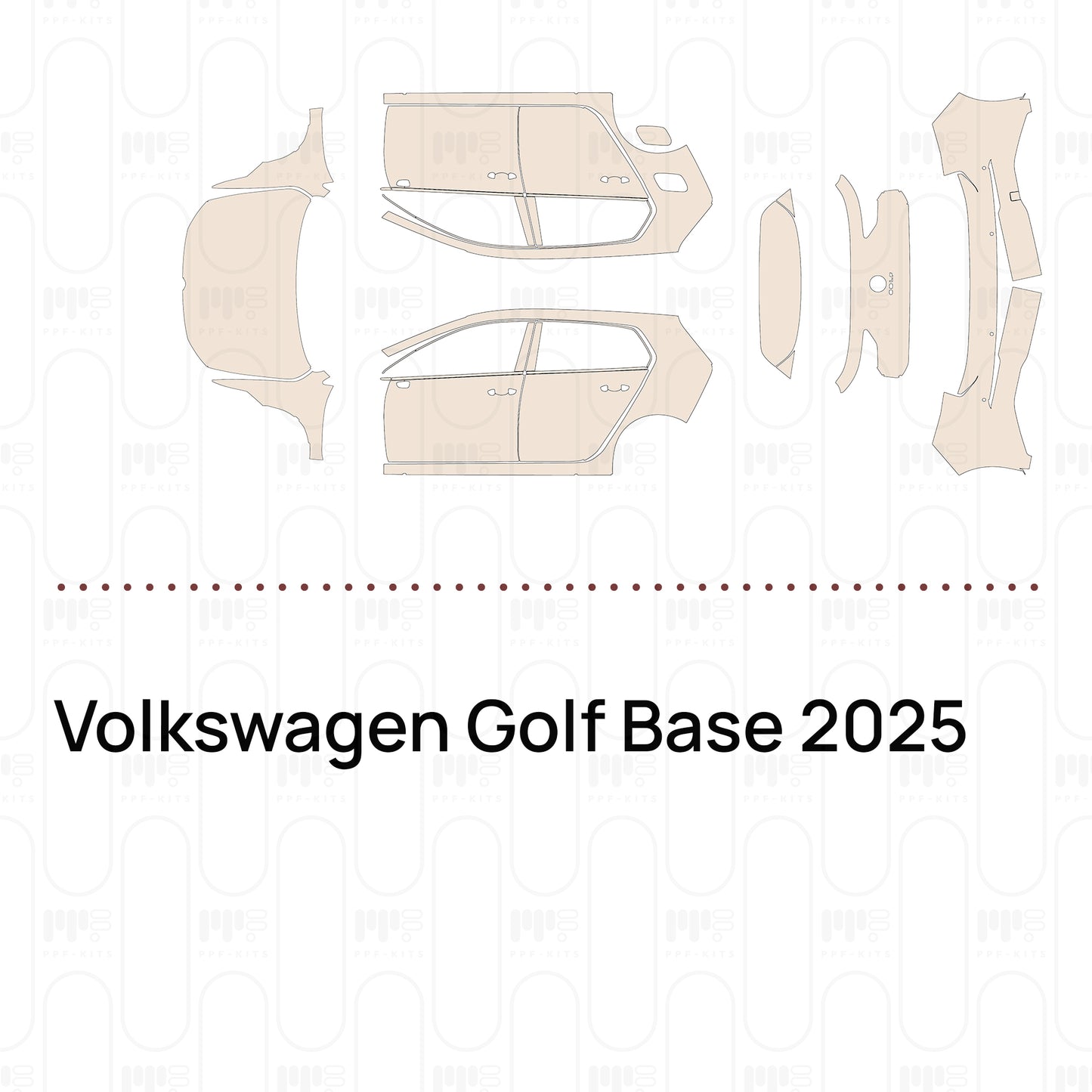 PPF precortado Volkswagen Golf Base 2025