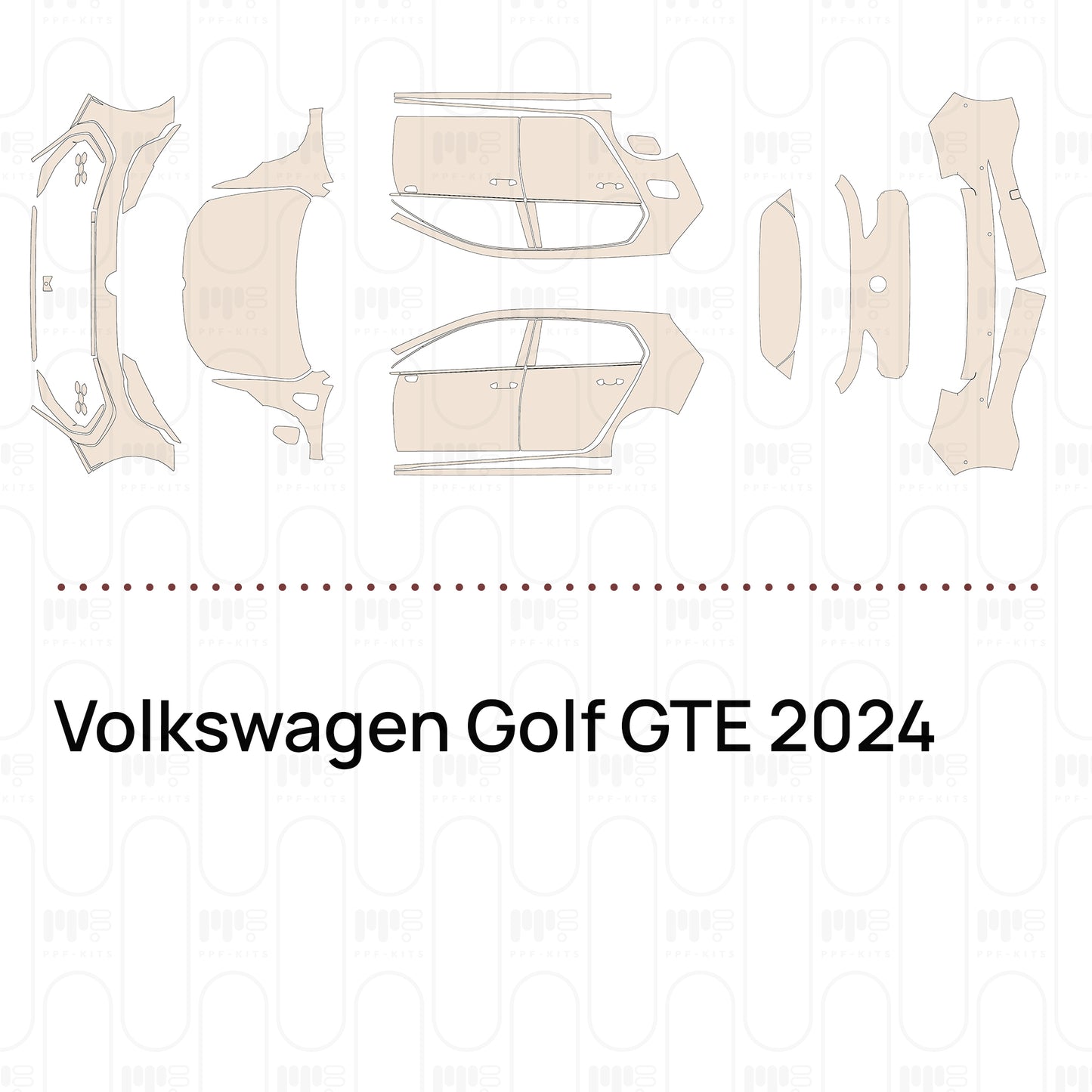 PPF precortado Volkswagen Golf GTE 2024