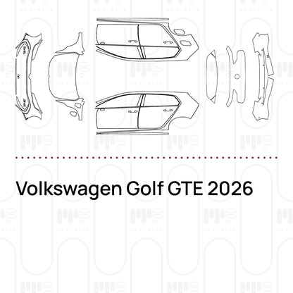 Pre-Cut PPF Volkswagen Golf GTE 2026
