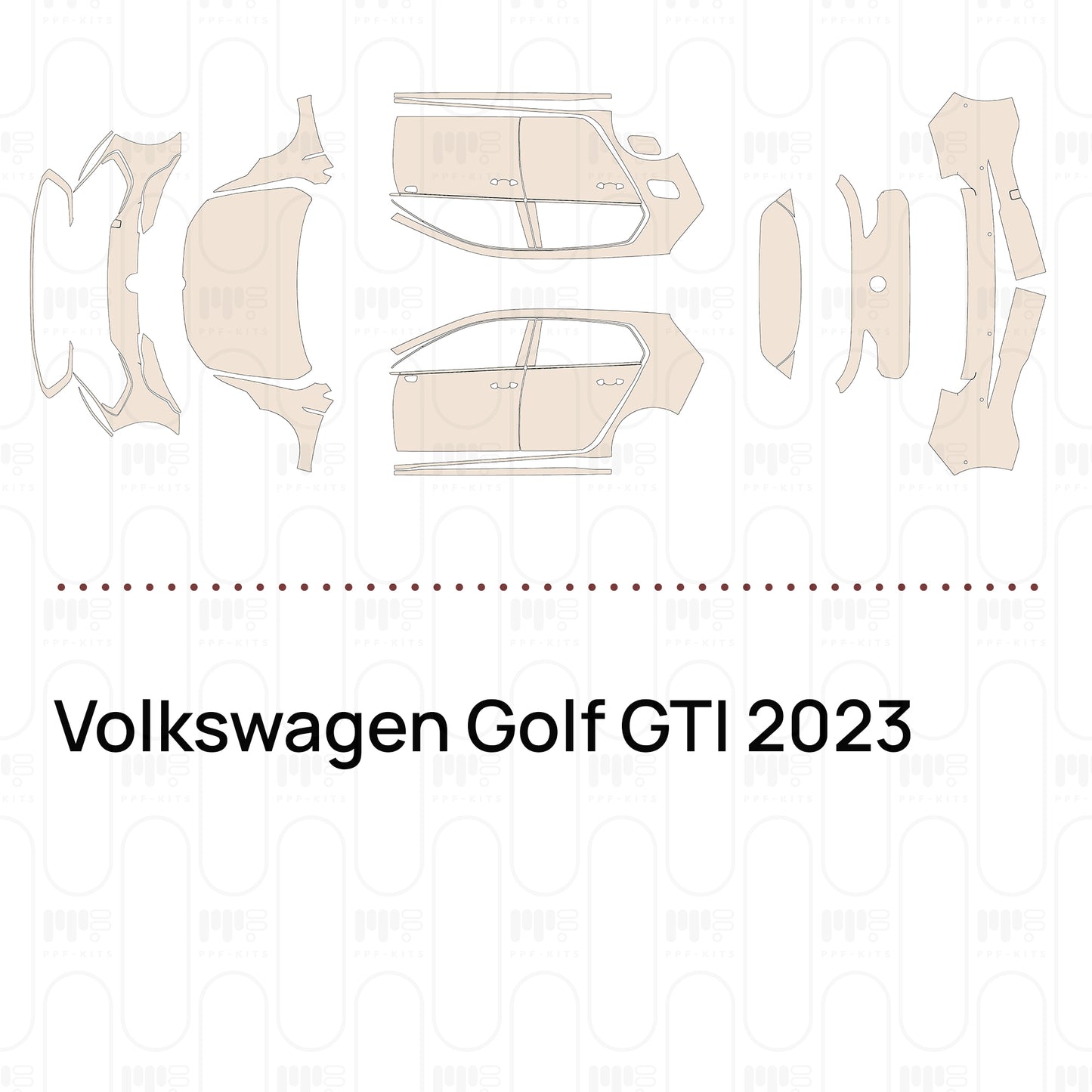 Pre-Cut PPF Volkswagen Golf GTI 2023