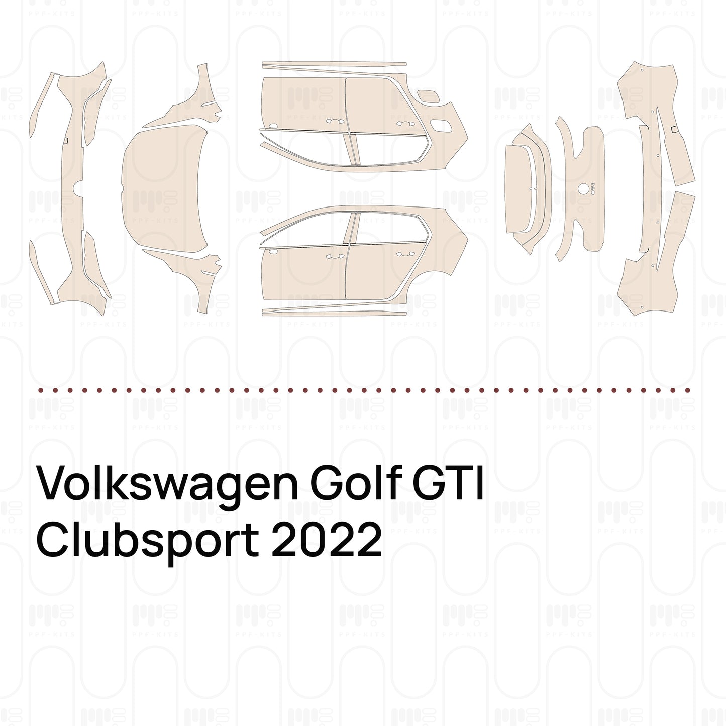 Pre-Cut PPF Volkswagen Golf GTI Clubsport 2022