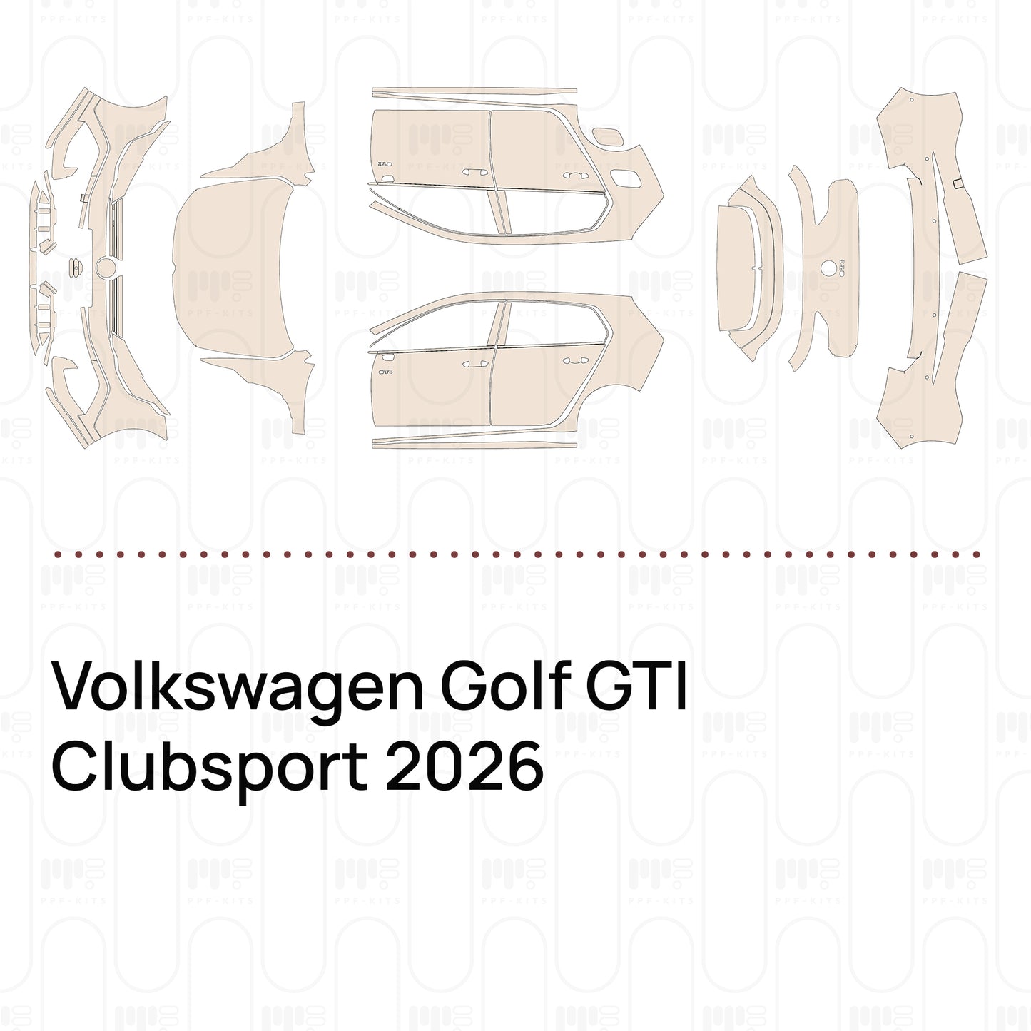 Pre-Cut PPF Volkswagen Golf GTI Clubsport 2026