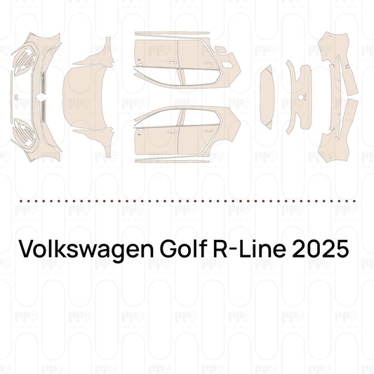 Pre-Cut PPF Volkswagen Golf R-Line 2025