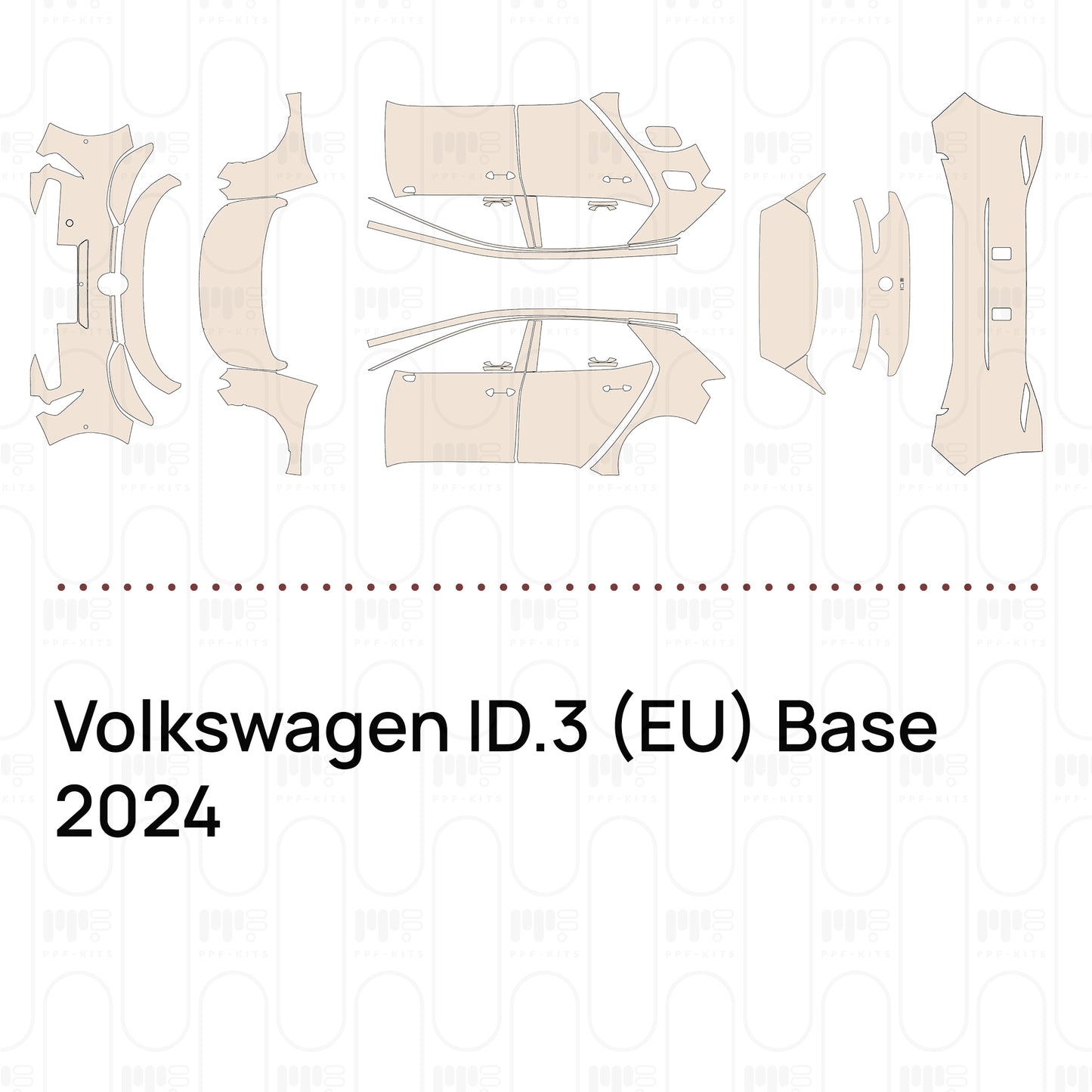 PPF precortado Volkswagen ID.3 (EU) Base 2024