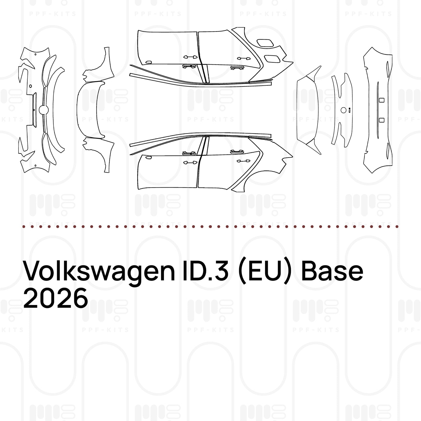 Pre-Cut PPF Volkswagen ID.3 (EU) Base 2026