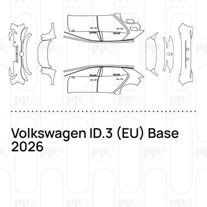 Pre-Cut PPF Volkswagen ID.3 (EU) Base 2026