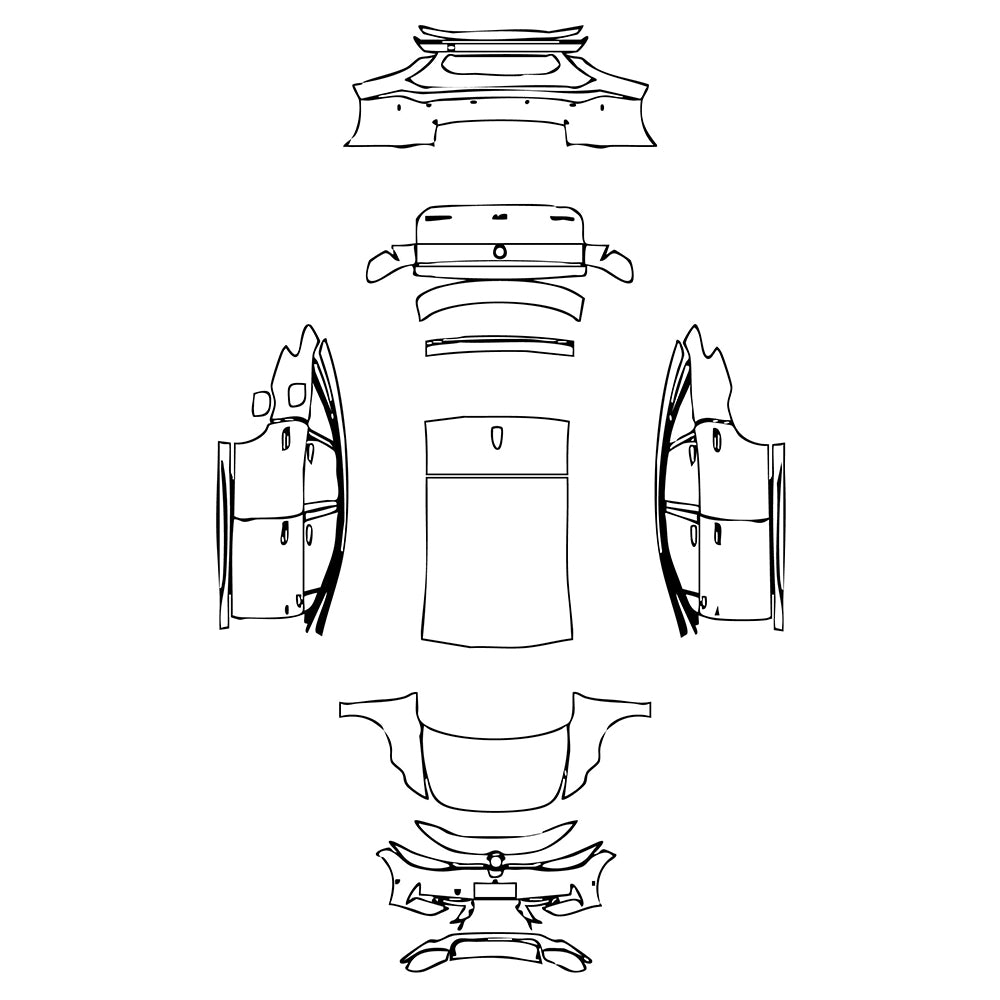 Pre-Cut PPF Volkswagen ID.7 VIZZION (CN) 2025 - PPF-Kits