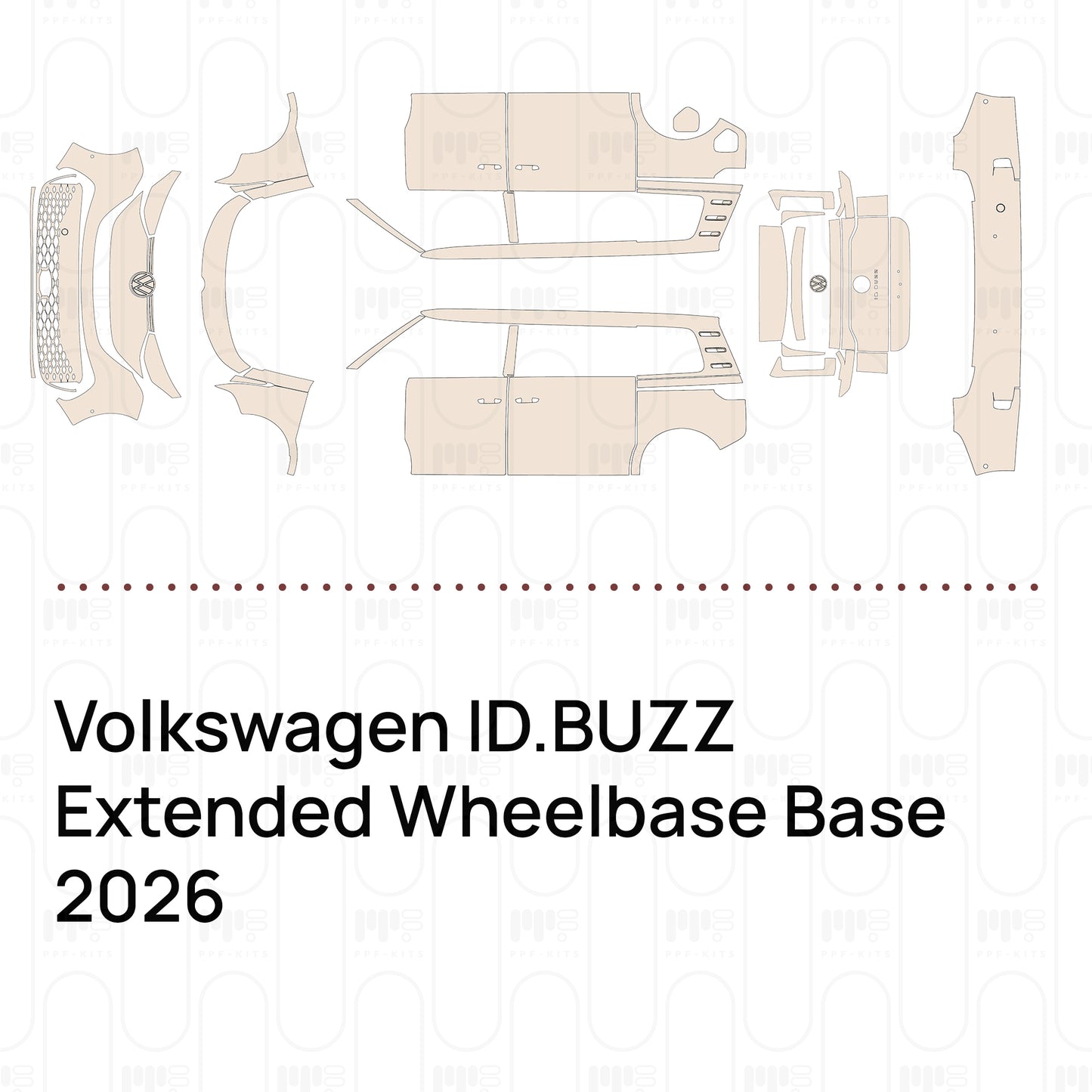 PPF precortado Volkswagen ID.BUZZ Extended Wheelbase Base 2026