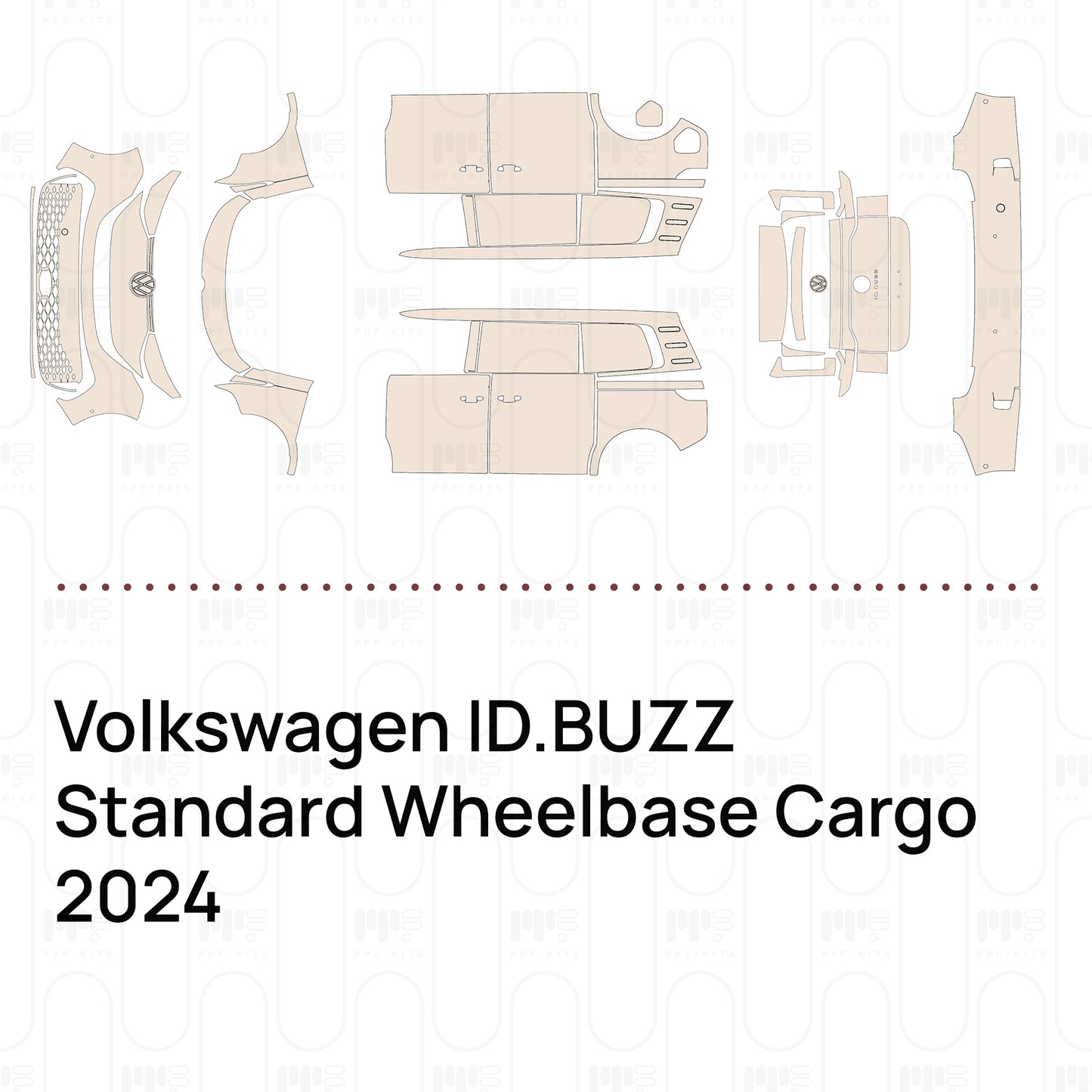 PPF precortado Volkswagen ID.BUZZ Standard Wheelbase Cargo 2024