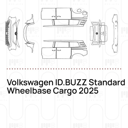 PPF precortado Volkswagen ID.BUZZ Standard Wheelbase Cargo 2025