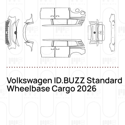 PPF precortado Volkswagen ID.BUZZ Standard Wheelbase Cargo 2026