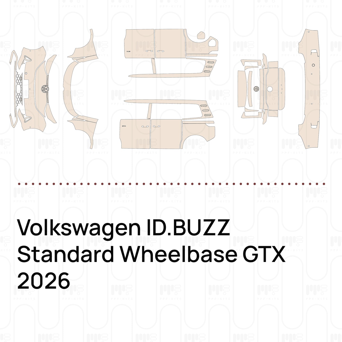 Pre-Cut PPF Volkswagen ID.BUZZ Standard Wheelbase GTX 2026