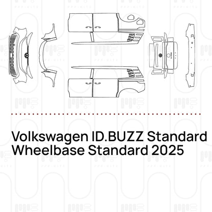 PPF precortado Volkswagen ID.BUZZ Standard Wheelbase Standard 2025