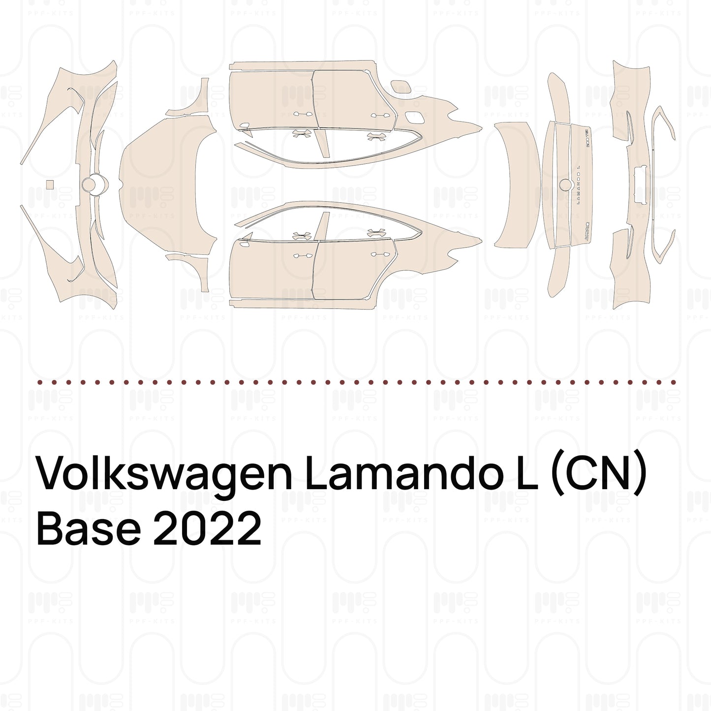 Pre-Cut PPF Volkswagen Lamando L (CN) Base 2022