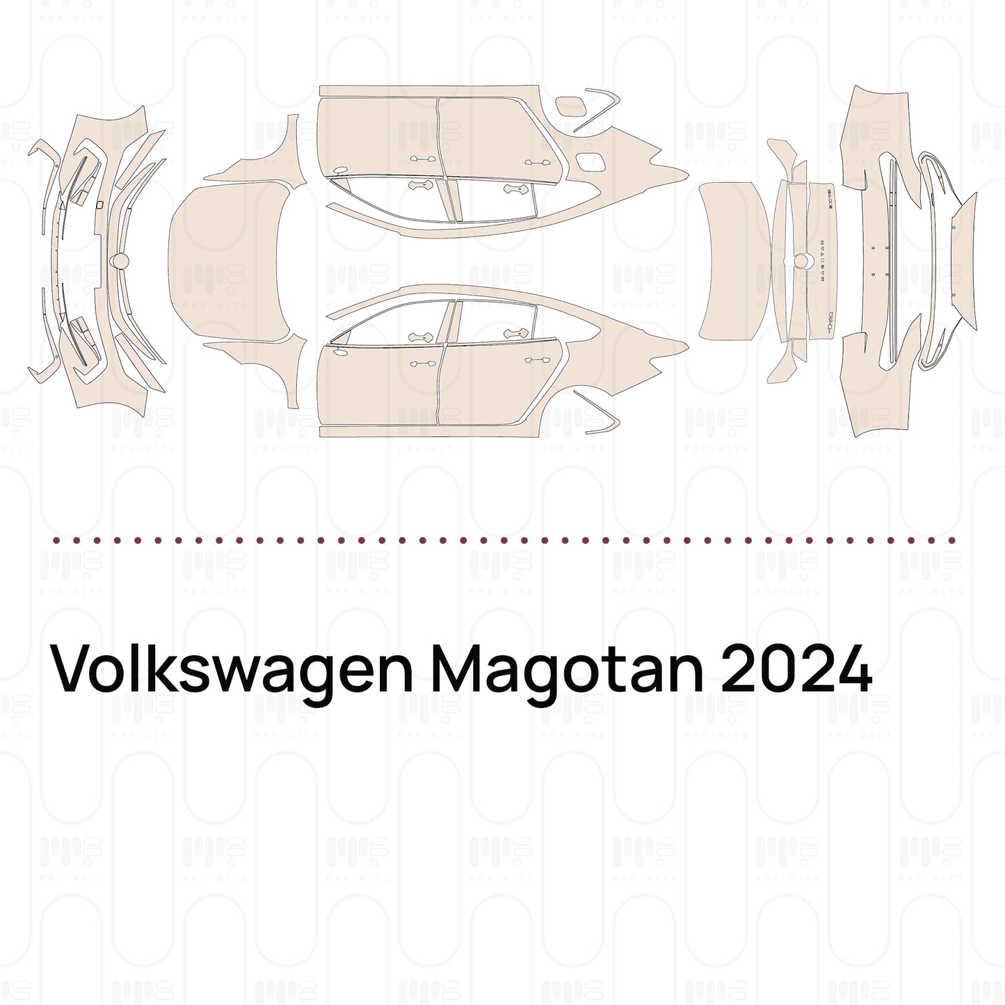 PPF precortado Volkswagen Magotan 2024