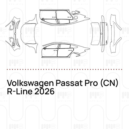 Pre-Cut PPF Volkswagen Passat Pro (CN) R-Line 2026