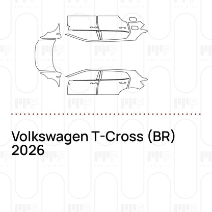 Pre-Cut PPF Volkswagen T-Cross (BR) 2026