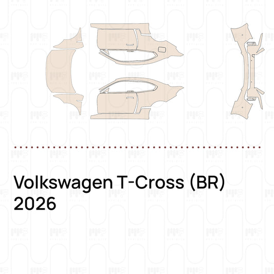 PPF precortado Volkswagen T-Cross (BR) 2026