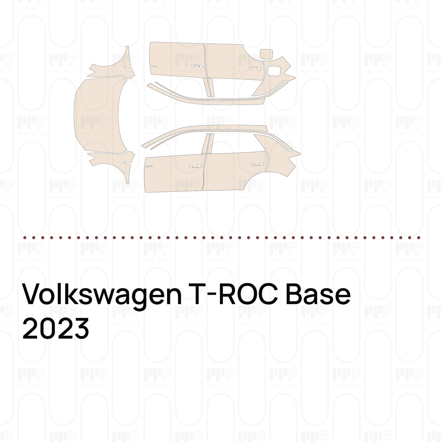 Pre-Cut PPF Volkswagen T-ROC Base 2023
