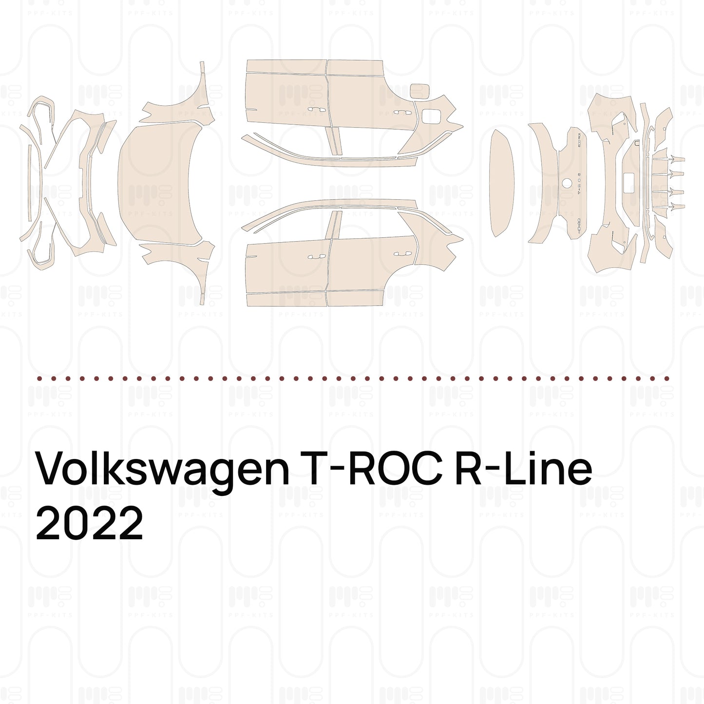 Pre-Cut PPF Volkswagen T-ROC R-Line 2022