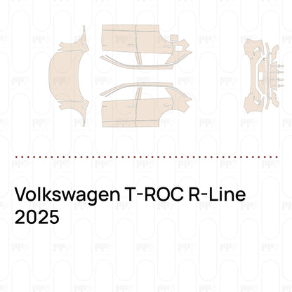 PPF precortado Volkswagen T-ROC R-Line 2025