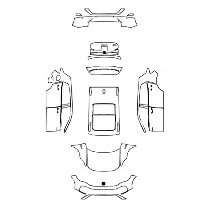 Pre-Cut PPF Volkswagen Tacqua Base 2024 - PPF-Kits