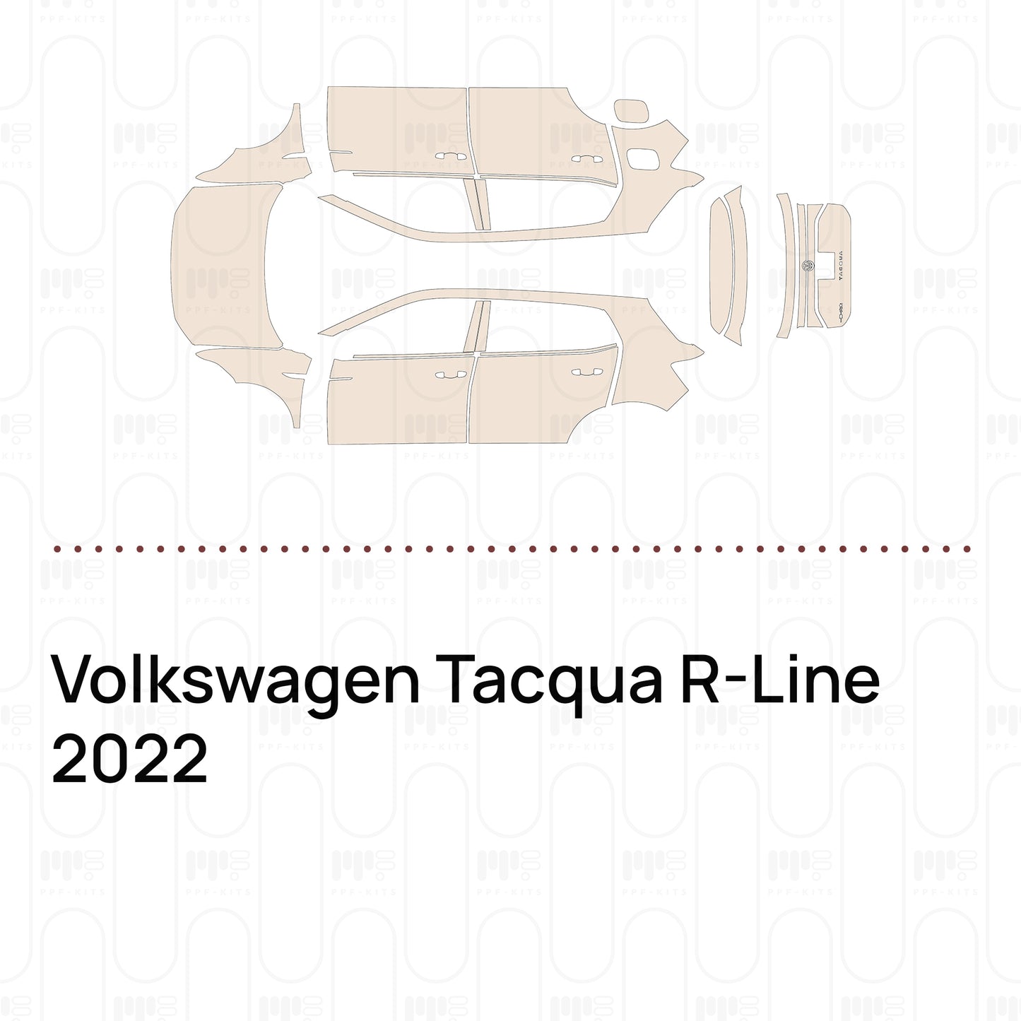 PPF precortado Volkswagen Tacqua R-Line 2022